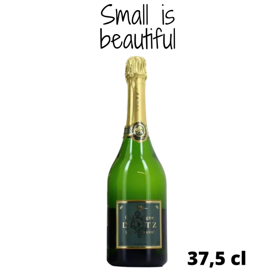 Mezza bottiglia di Champagne Deutz Brut Classic 37,5cl, vista frontale