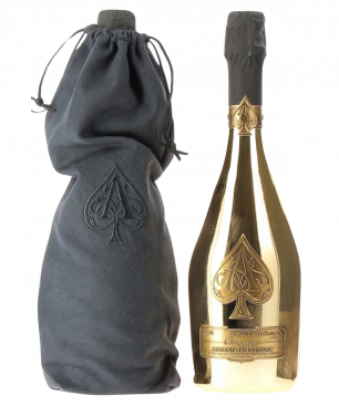 champagne ARMAND DE BRIGNAC Brut Gold con borsa