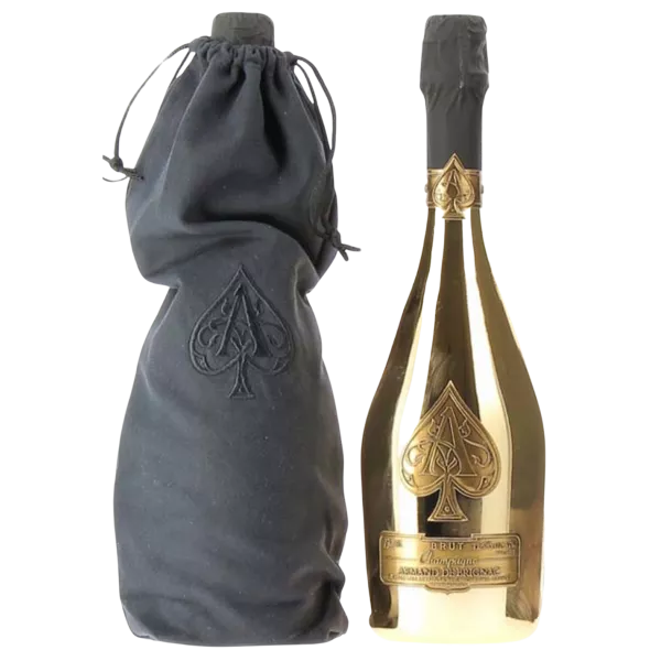 champagne ARMAND DE BRIGNAC Brut Gold con borsa