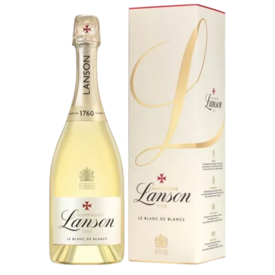 champagne LANSON Blanc De Blancs con custodia