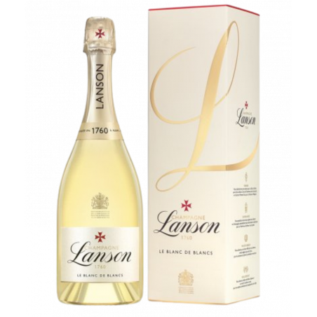 champagne LANSON Blanc De Blancs con custodia