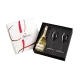 champagne Cofanetto LANSON Blanc De Blancs con 2 bicchieri