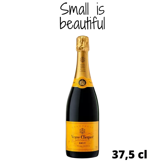 Mezza bottiglia di champagne VEUVE CLICQUOT Yellow label