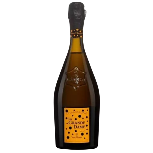 Bottiglia di Champagne VEUVE CLICQUOT La Grande Dame 2012 di Yayoi Kusama