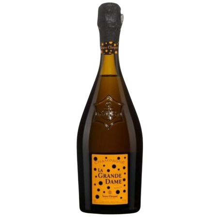 Bottiglia di Champagne VEUVE CLICQUOT La Grande Dame 2012 di Yayoi Kusama