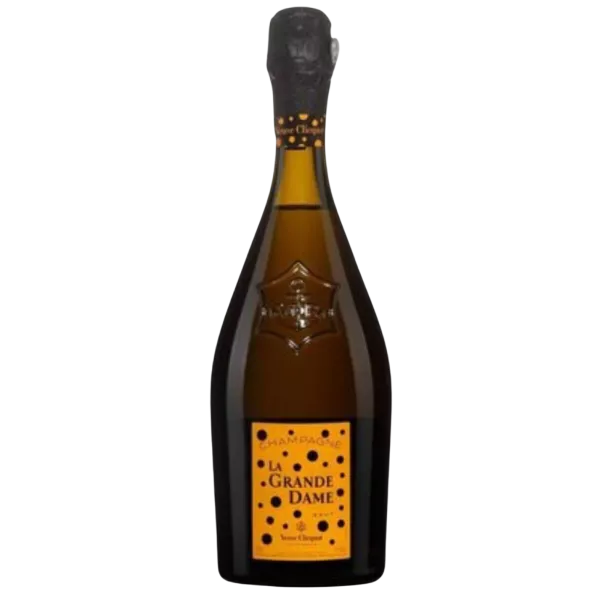 Bottiglia di Champagne VEUVE CLICQUOT La Grande Dame 2012 di Yayoi Kusama