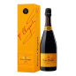 Champagne VEUVE CLICQUOT Yellow label con astuccio