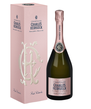 Charles Heidsieck Rosé Reserve Champagne con astuccio