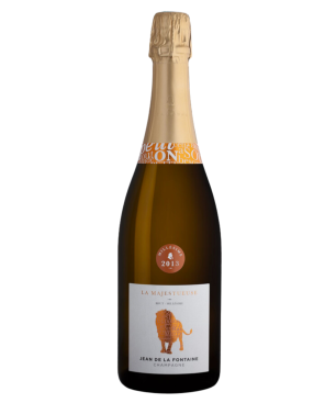 champagne JEAN DE LA FONTAINE La majestueuse Brut Millesimato 2015