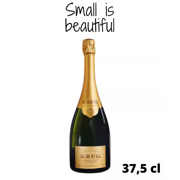 Mezza bottiglia di champagne KRUG Grande Cuvée Senza scatola