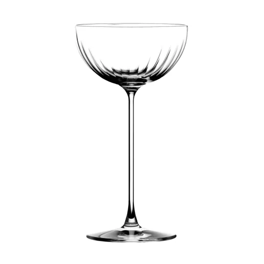 LEHMANN London 22 CL bicchiere da champagne in vetro trasparente, vista laterale