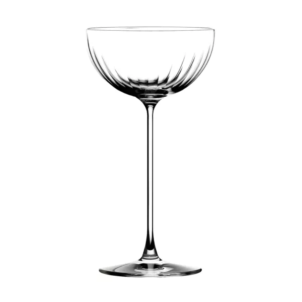 LEHMANN London 22 CL bicchiere da champagne in vetro trasparente, vista laterale