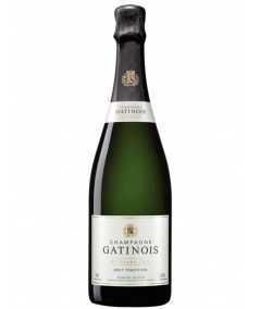 Bottiglia di Champagne GATINOIS Brut Nature - Etichetta elegante e naturale.