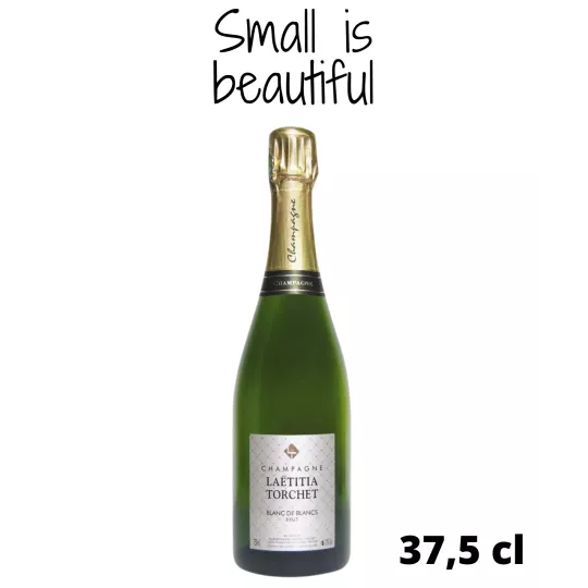 Mezza bottiglia di champagne LAËTITIA TORCHET Brut Blanc de Blancs
