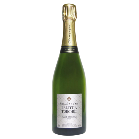 Magnum di Champagne LAËTITIA TORCHET Brut Blanc de Blancs - Bottiglia elegante