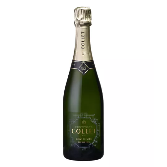 Elegante bottiglia di Champagne Premier Cru COLLET Blanc de Noirs