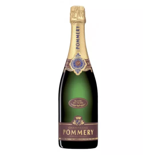 Bottiglia di Champagne Pommery Apanage Blanc de Noirs 75cl, vista frontale