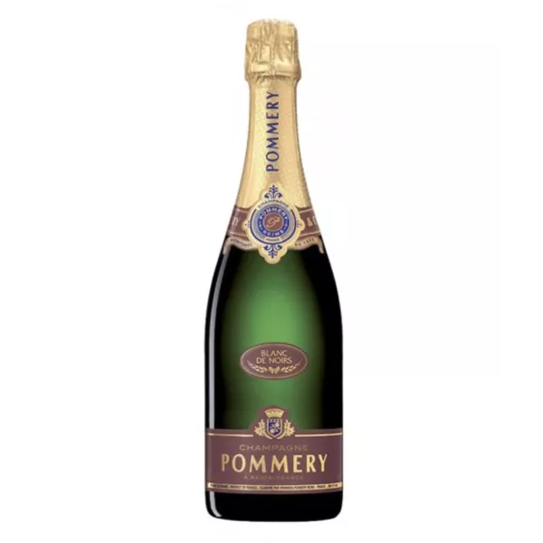 Bottiglia di Champagne Pommery Apanage Blanc de Noirs 75cl, vista frontale