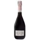 Bottiglia di Champagne Jean Michel Rosé de Saignée 2018, rosé intenso, vista frontale