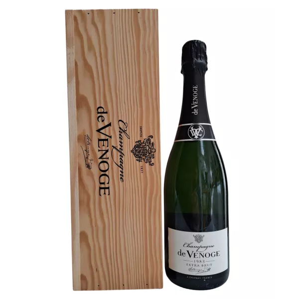 Vinotheque De Venoge Extra Brut Annata 1983 box