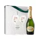 PERRIER-JOUËT Grand Brut Set regalo champagne con 2 bicchieri