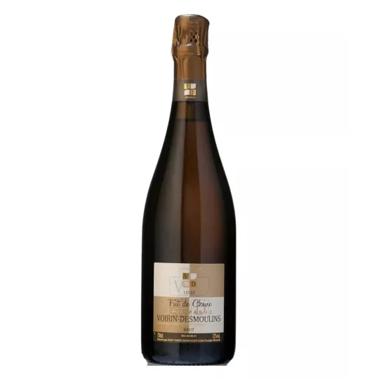 Bottiglia di Champagne Voirin Desmoulins Cuvée Fût de Chêne, vista frontale
