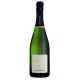 Bottiglia di Champagne Pinot Chevauchet Précieuse, etichetta bianca e tappo nero, vista frontale