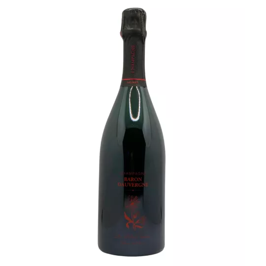 Bottiglia di Champagne Baron Dauvergne Blanc de Noirs Les Notre Dames