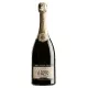 Bottiglia di Champagne Duval-Leroy Blanc de Blancs Grand Cru, vista frontale