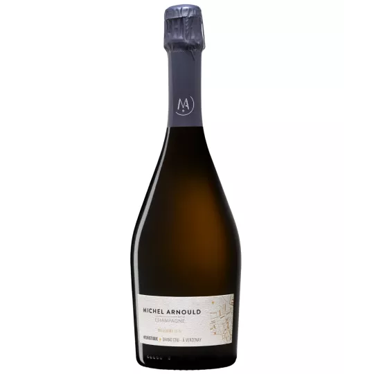 Bottiglia di Champagne Michel Arnould Heuristique 2019, Grand Cru, vista frontale