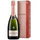 Bottiglia di Champagne Bollinger Cuvée Rosé con astuccio