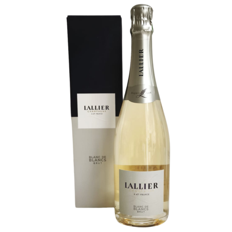 Bottiglia di champagne Lallier Blanc de Blancs
