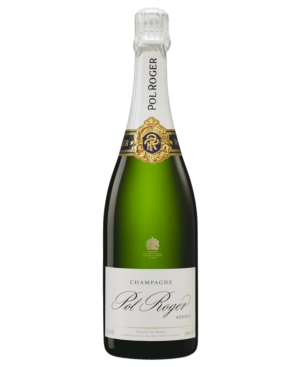 Jeroboam di Champagne Pol Roger Brut senza cassa di legno - elegante bottiglia da 3L