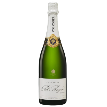 Jeroboam di Champagne Pol Roger Brut senza cassa di legno - elegante bottiglia da 3L