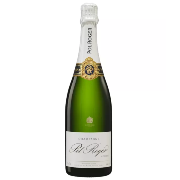Jeroboam di Champagne Pol Roger Brut senza cassa di legno - elegante bottiglia da 3L