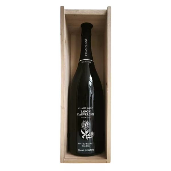 Jeroboam con cofanetto in legno di Champagne Baron Dauvergne Fine Fleur 3L per feste