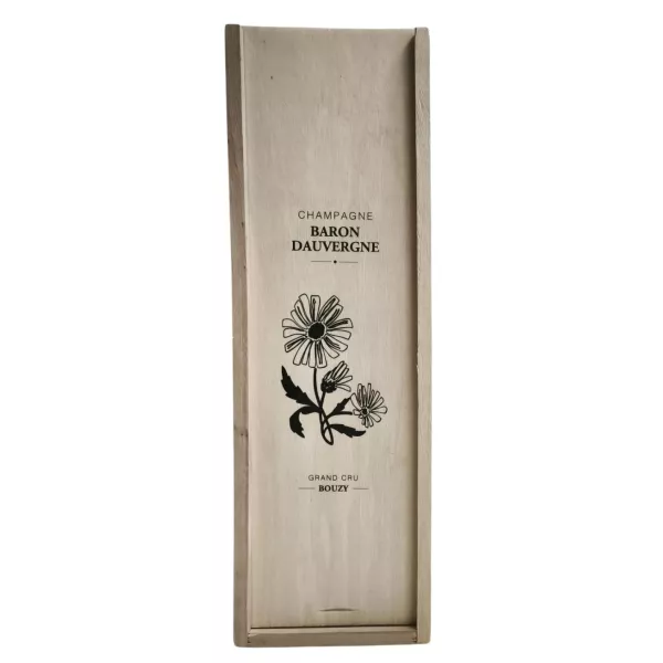 Jeroboam con cofanetto in legno di Champagne Baron Dauvergne Fine Fleur 3L per feste