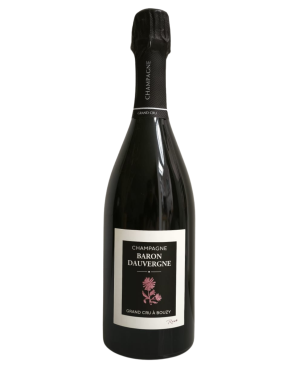 Bottiglia di champagne Baron Dauvergne Grand Cru Elégance Rosé