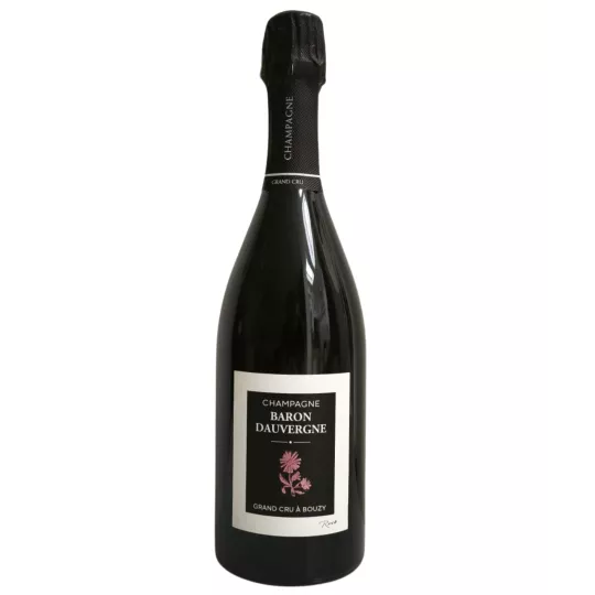 Bottiglia di champagne Baron Dauvergne Grand Cru Elégance Rosé
