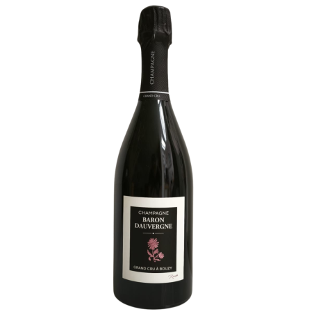 Bottiglia di champagne Baron Dauvergne Grand Cru Elégance Rosé