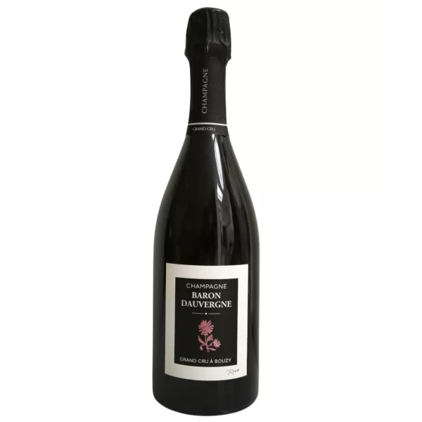 Bottiglia di champagne Baron Dauvergne Grand Cru Elégance Rosé