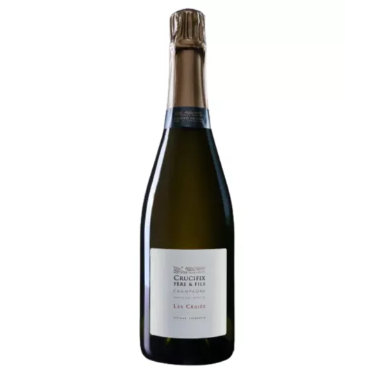 Bottiglia di Champagne Crucifix Les Craies - Blanc de Blancs Extra Brut Premier Cru