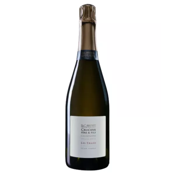 Bottiglia di Champagne Crucifix Les Craies - Blanc de Blancs Extra Brut Premier Cru