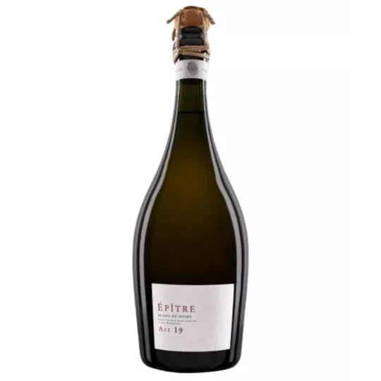 Bottiglia di Champagne Épître Act 19 millesimo 2019, Blanc de Noirs Extra-Brut, Premier Cru de la Montagne de Reims - Domaine Cr