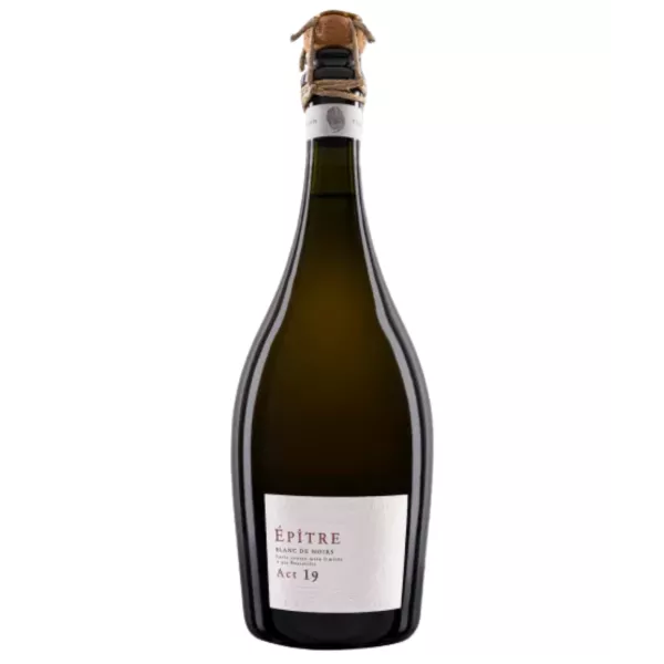 Bottiglia di Champagne Épître Act 19 millesimo 2019, Blanc de Noirs Extra-Brut, Premier Cru de la Montagne de Reims - Domaine Cr