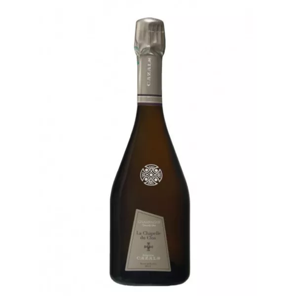 Bottiglia di Champagne Cazals Clos de la Chapelle 2018 - Grand Cru Blanc de Blancs Chardonnay d'Oger