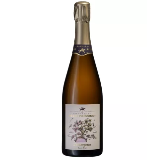 Bottiglia di Champagne Poissinet L'Émergente - Cuvée biodinamica Vallée de la Marne
