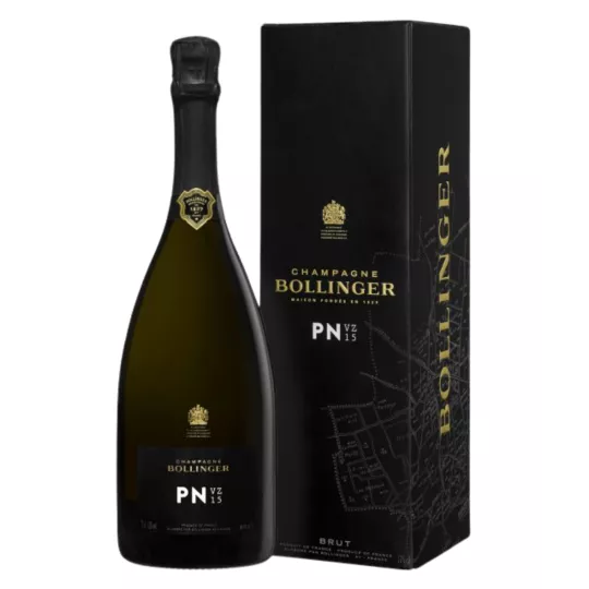 Bottiglia di Champagne Bollinger PN TX20 Blanc de Noirs 100% Pinot Noir
