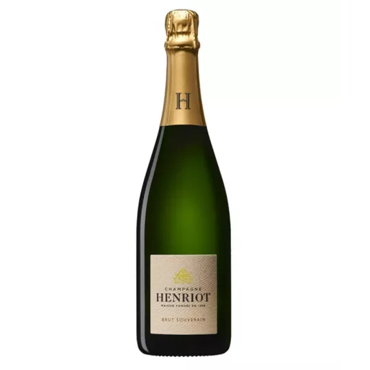 Bottiglia di Champagne Henriot Brut Souverain - Assemblaggio Pinot Noir, Chardonnay, Meunier