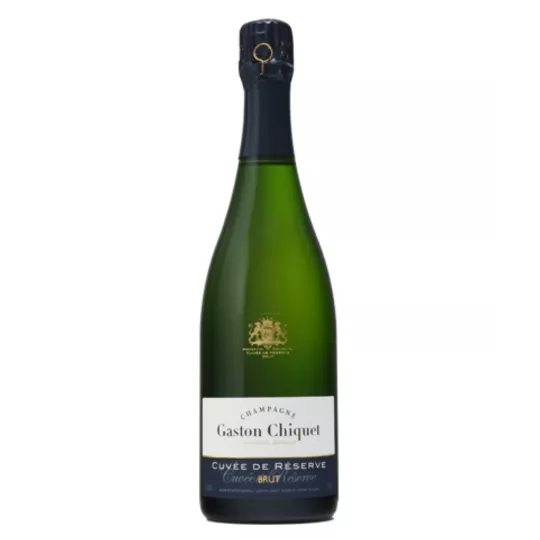 Bottiglia di Champagne Gaston Chiquet Cuvée de Réserve Premier Cru - assemblaggio di Pinot Meunier, Chardonnay e Pinot Noir